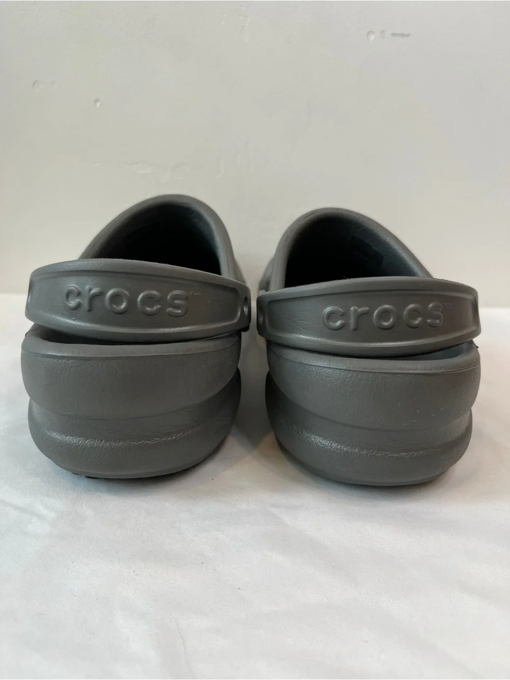 Crocs Bistro Work Clogs Charcoal Dark Gray Slip Resistant Mens M9 W11 10075